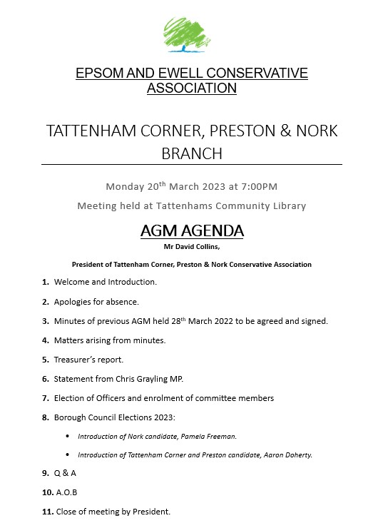 AGM Meeting Information